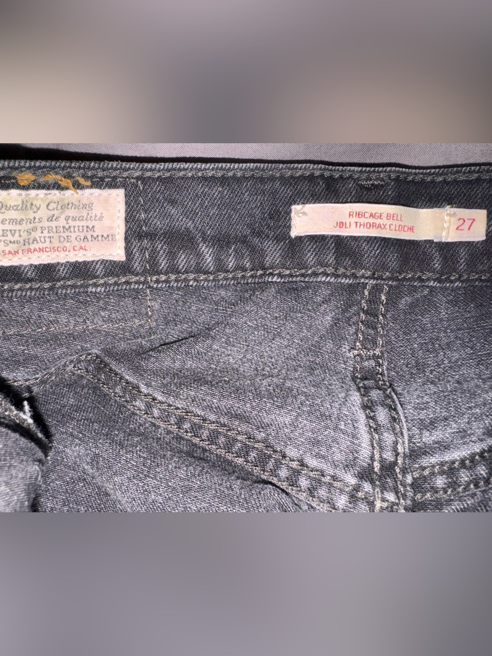Levi's Black Ribcage Bell - Picture 5 of 5